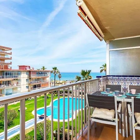Beachfront Seaview In Boliches By Costarentals - Ref 141 아파트 *